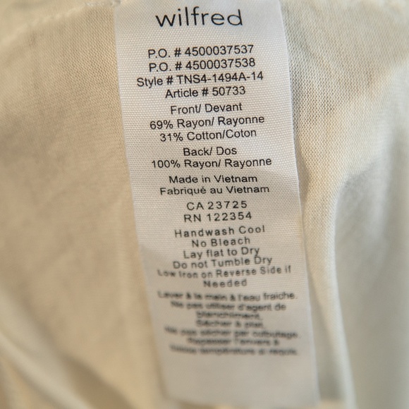 ARITZIA WILFRED EYELET RACERBACK TANK - Picture 6 of 6